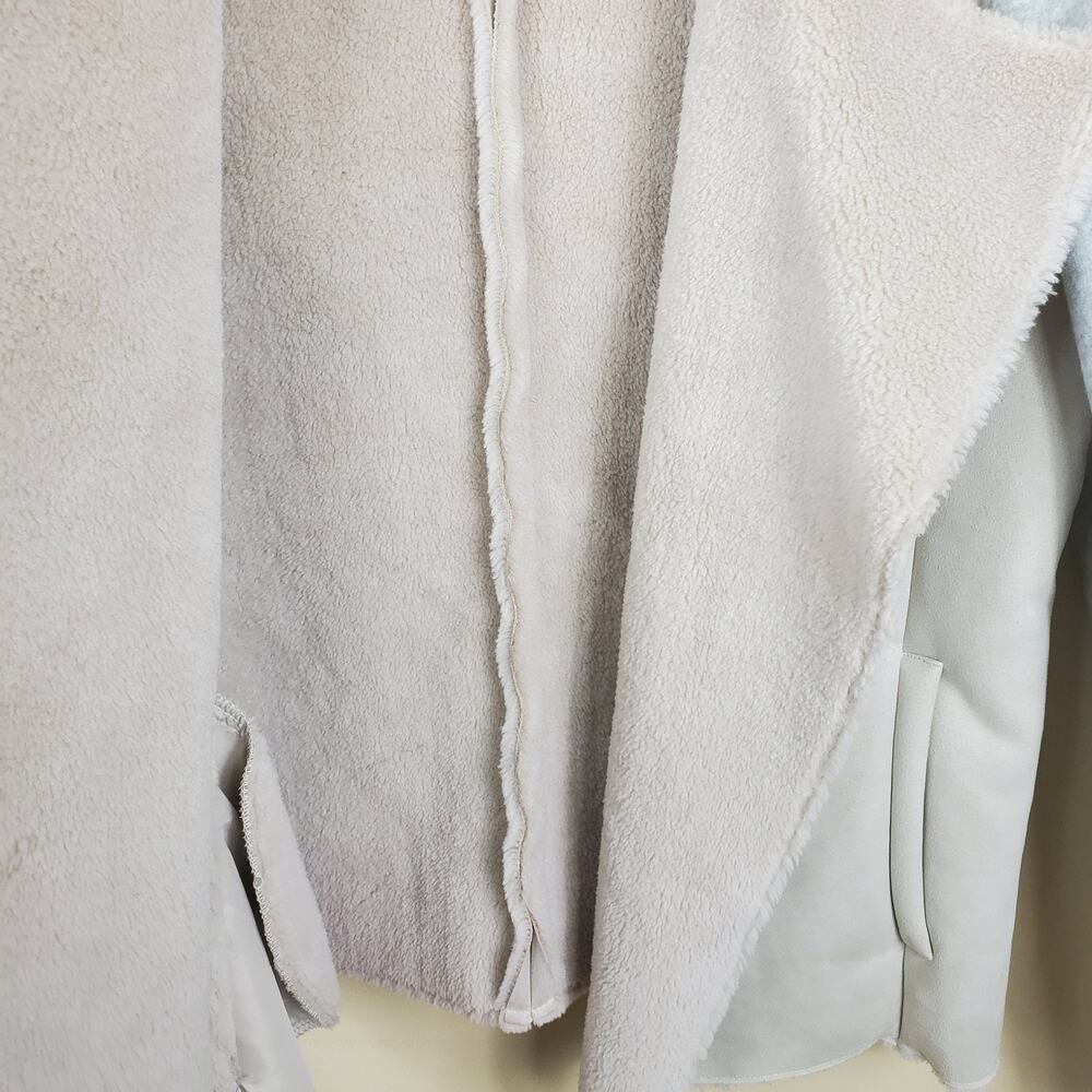 BB Dakota Glenna Sueded Jacket IN Bone Size S - Picture 9 of 11